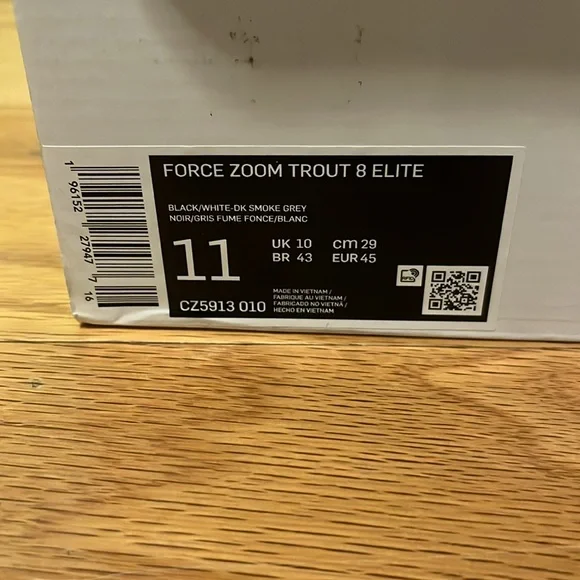 Force Zoom Trout 8 Elite Baseball Cleats - Picture 3 of 4